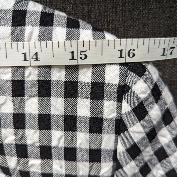 Escada Checked Black and White Seersucker 100% Cotton Blazer - Picture 13 of 16